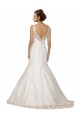 Chapel Train Ivory Cap Sleeves Mermaid Wedding Dress Leeds