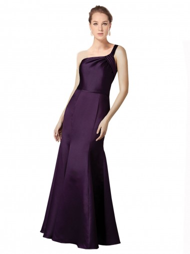 Long Grape Sleeveless Mermaid Prom Dress / Bridesmaid Dress Leeds